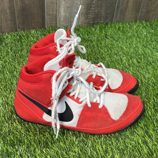 Nike Fury Wrestling Shoes Red/White Men’s Size 9